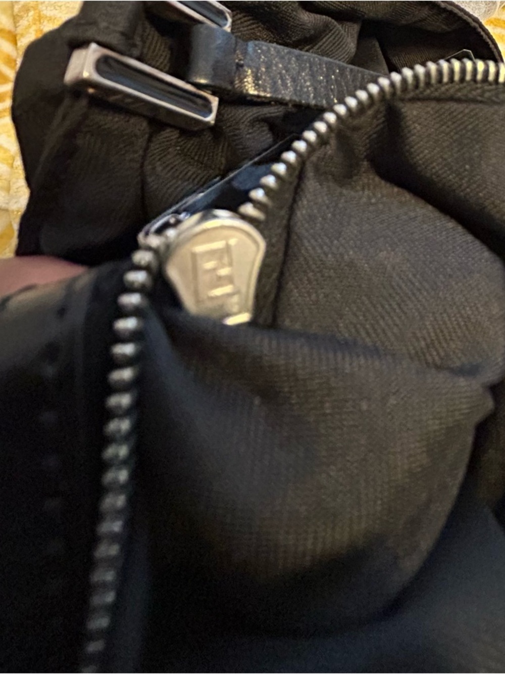 Fendi monogram Black Shoulder Tote Bag - Picture 11 of 11